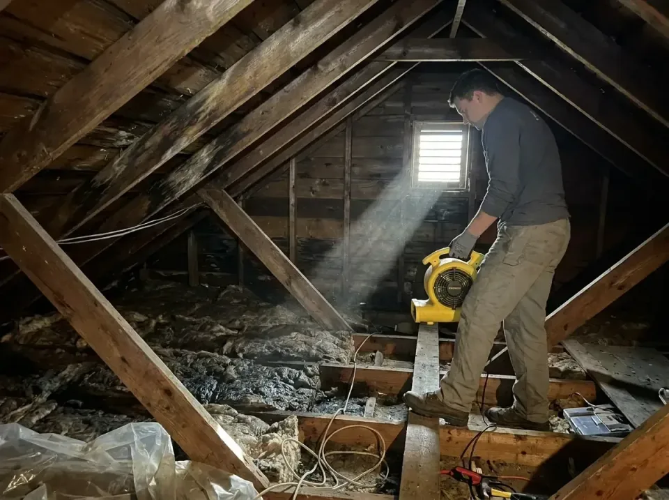 attic-water-damage-drying-proc-007 — frequently asked questions, Emergency Water Extraction & 24/7 Flood Response in Shorevi…